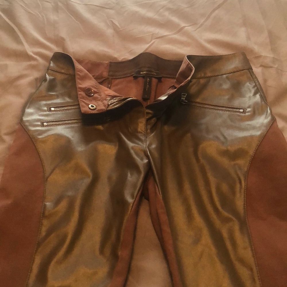 BCBG brown Stephen leggings
